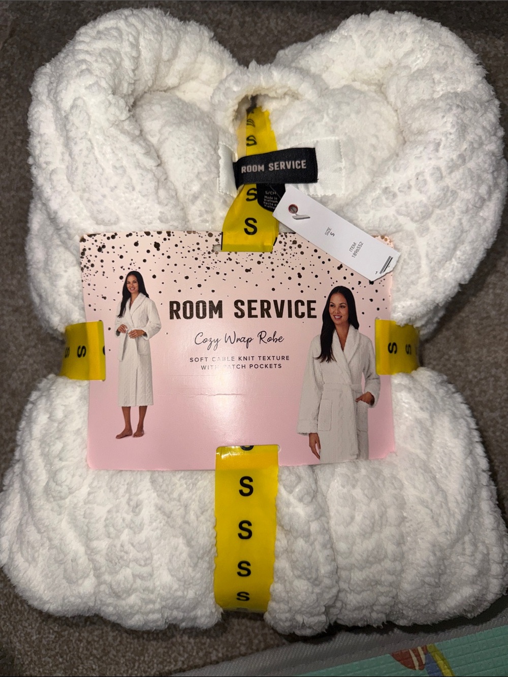 Cozy Wrap Robe - White